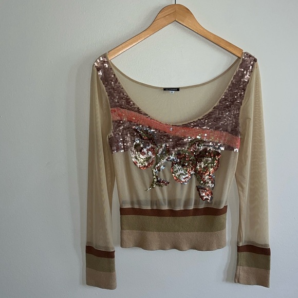 Gfferre Vintage Sequenced Top - Picture 1 of 8